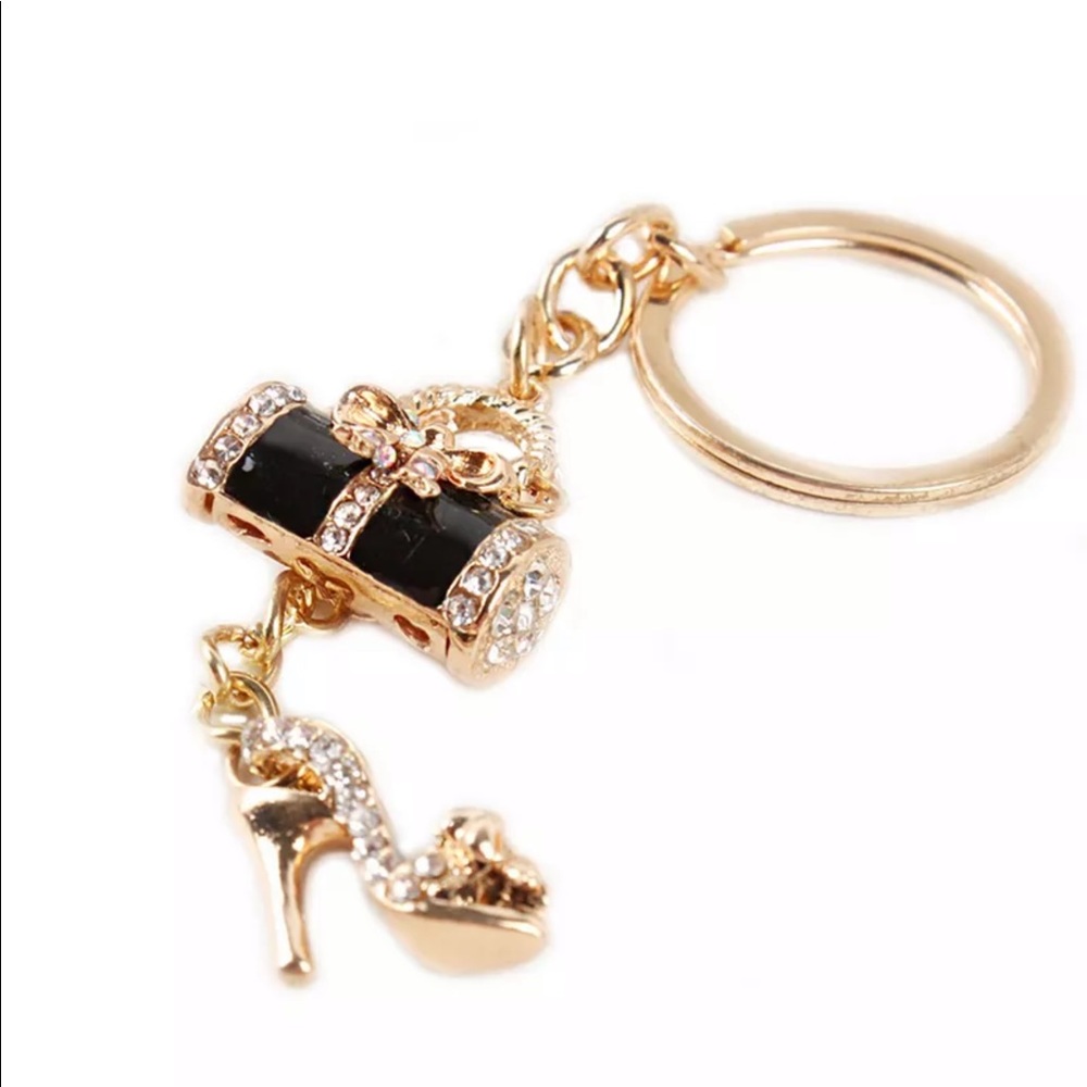 Crystal Rhinestone KeyRing - Picture 7 of 7